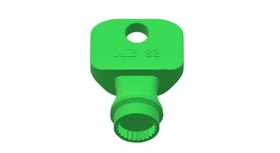 Plastic Mont Blanc Roof bar keys