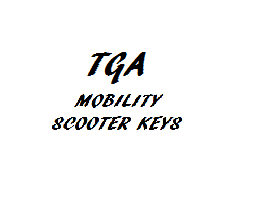 TGA Mobility scooter Keys
